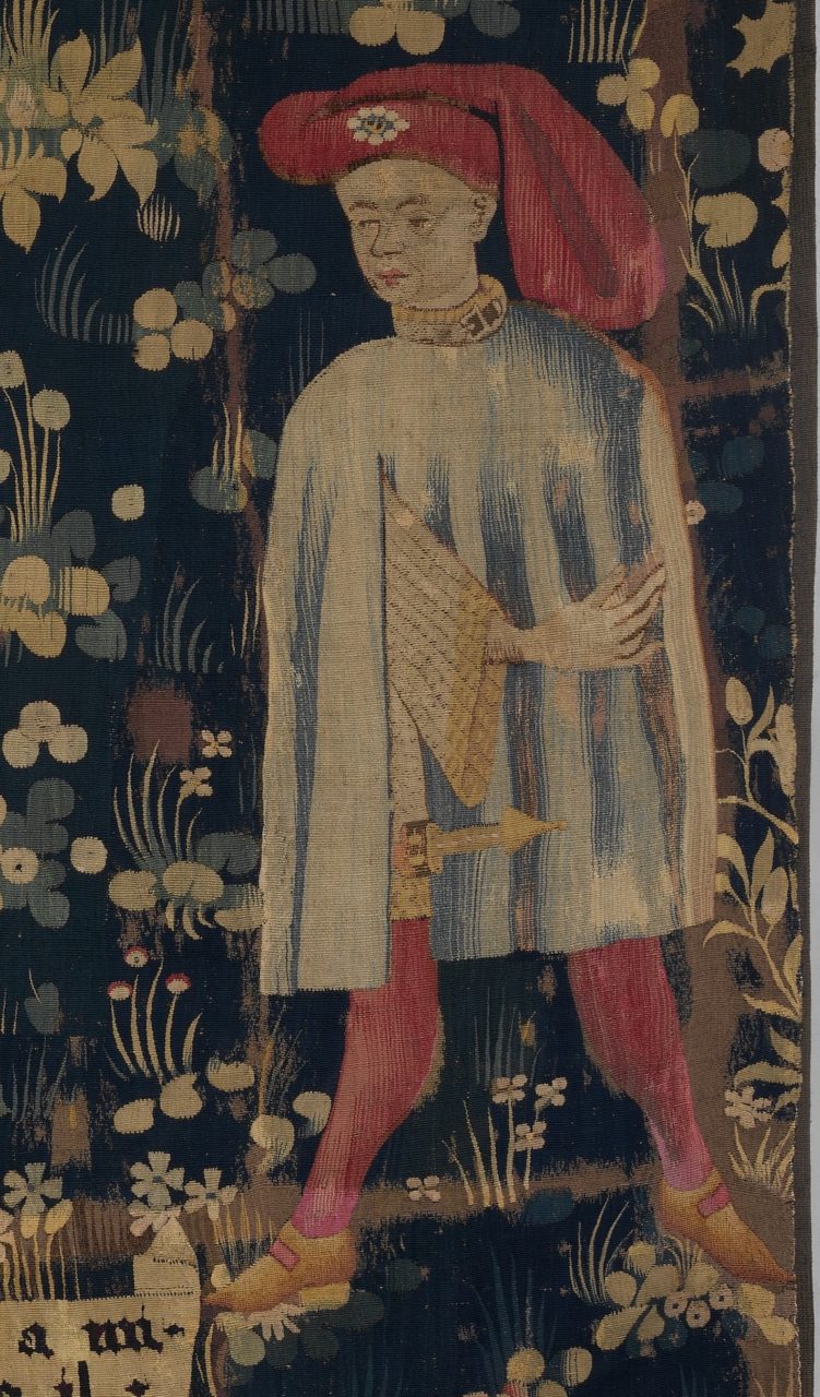 Detail of Honor Making a Chaplet of Roses