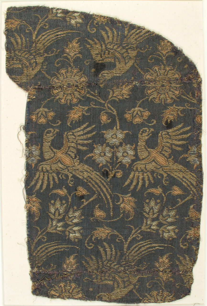 Textile with brocade