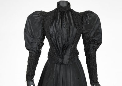 1891-1893 – Emile Pingat, Black Day Dress