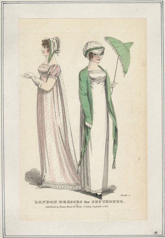Fashion Plate: "London Dresses for September" for "Ladies Museum"