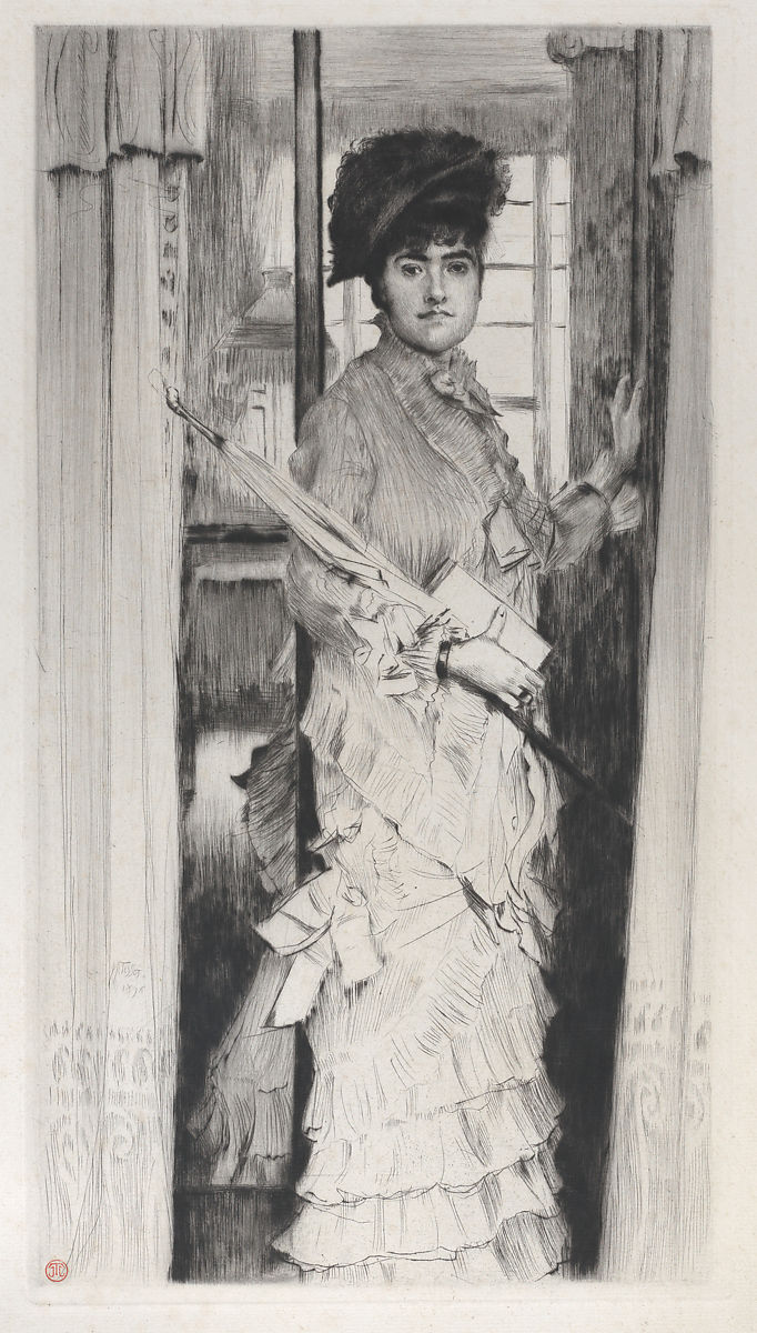 Portrait of Miss L...,or A Door Must Be Either Open or Closed