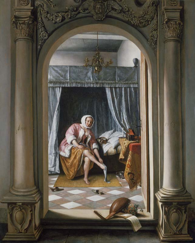 A Woman at her Toilet