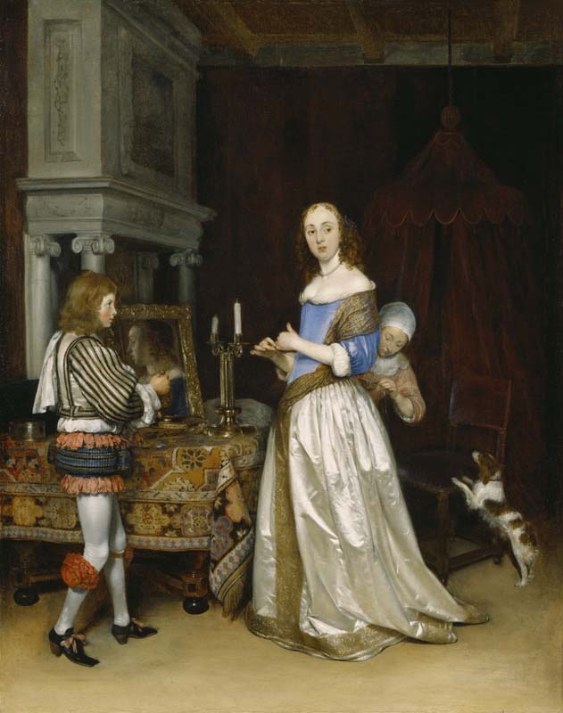 Lady at Her Toilette
