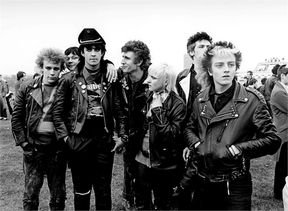 Young Punks at the Sid Vicious Memorial March in London