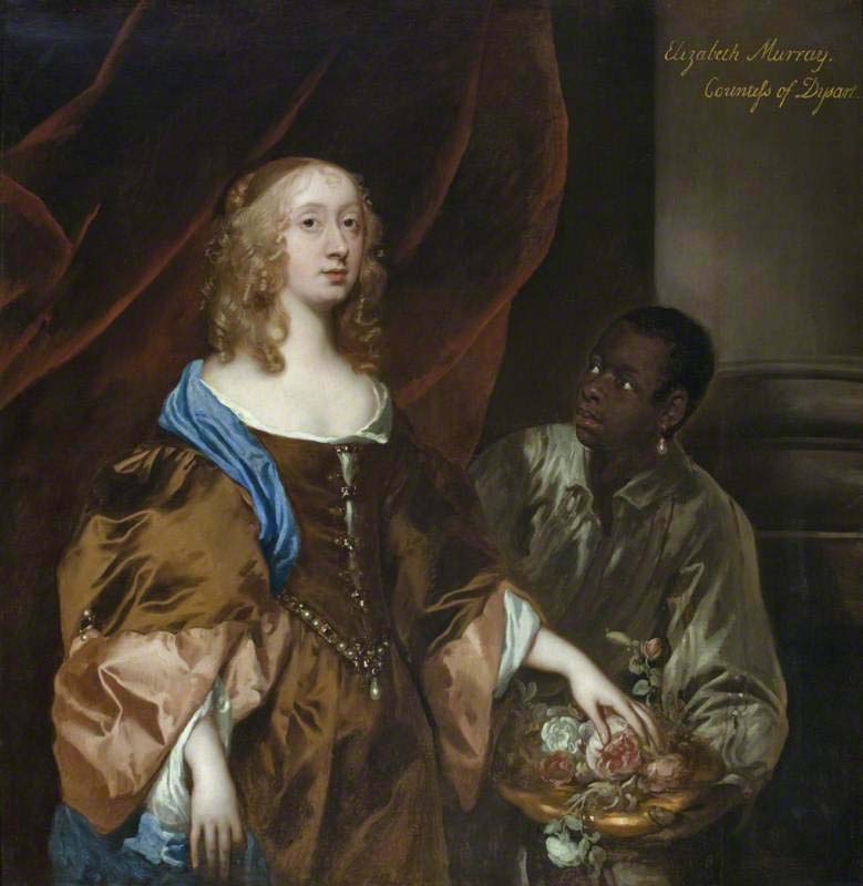 Elizabeth Murray, Lady Tollemache, later Countess of Dysart and Duchess of Lauderdale (1626-1698) with a Black Servant