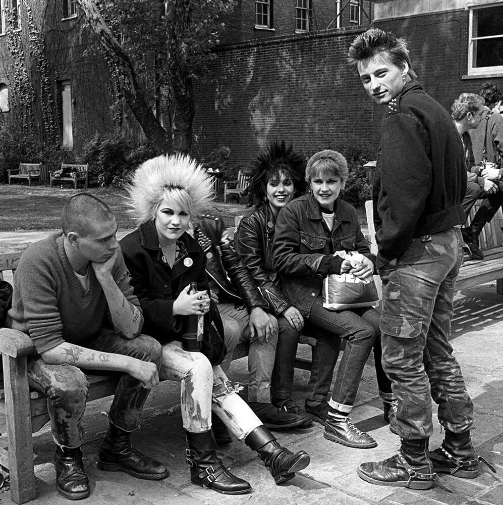 Punks gathered at King's Road in London