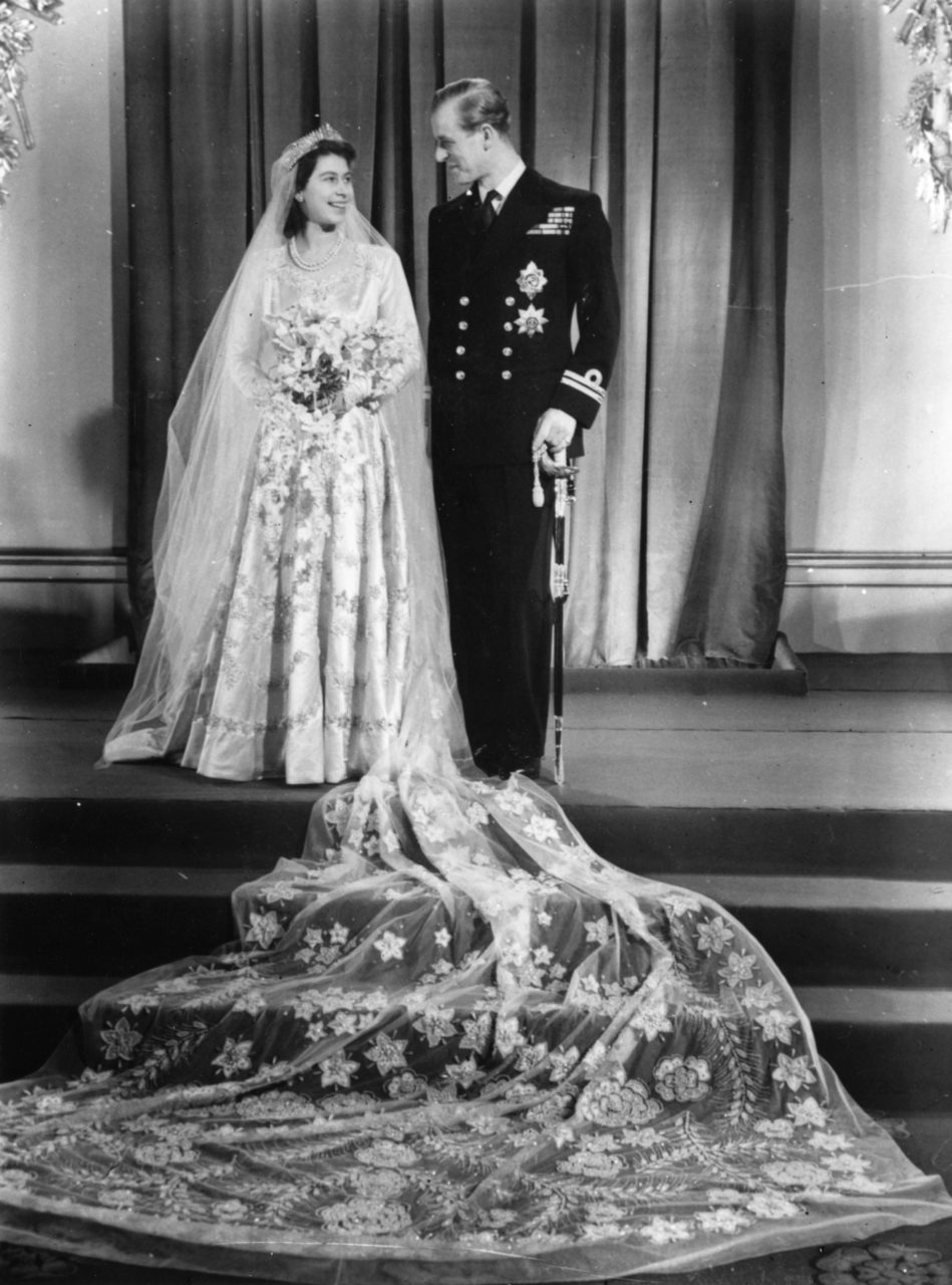 The wedding of Princess Elizabeth and the Duke of Edinburgh