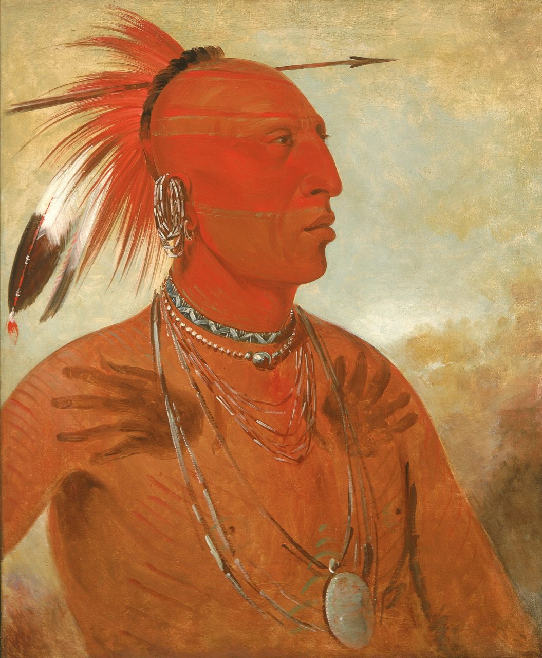 La-wáh-he-coots-la-sháw-no, Brave Chief, a Skidi (Wolf) Pawnee