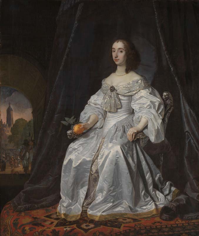 Mary Stuart, Princess of Orange, as Widow of William II