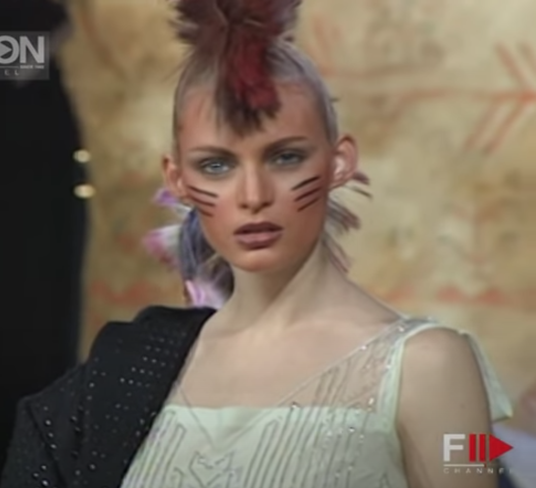 Mohawk look from the runway