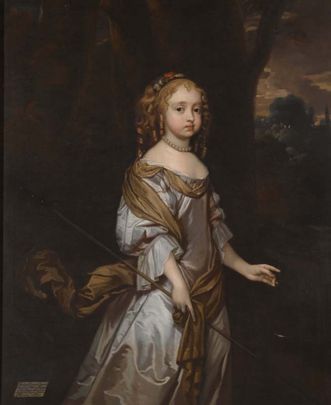 Portrait of Lady Elizabeth Seymour (d.1697) when a child