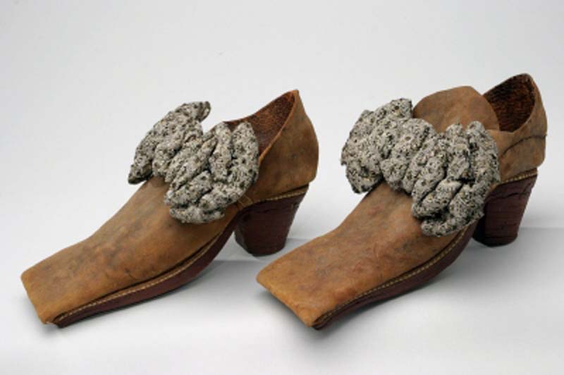 Men's shoes, worn by Karl X Gustav of Sweden