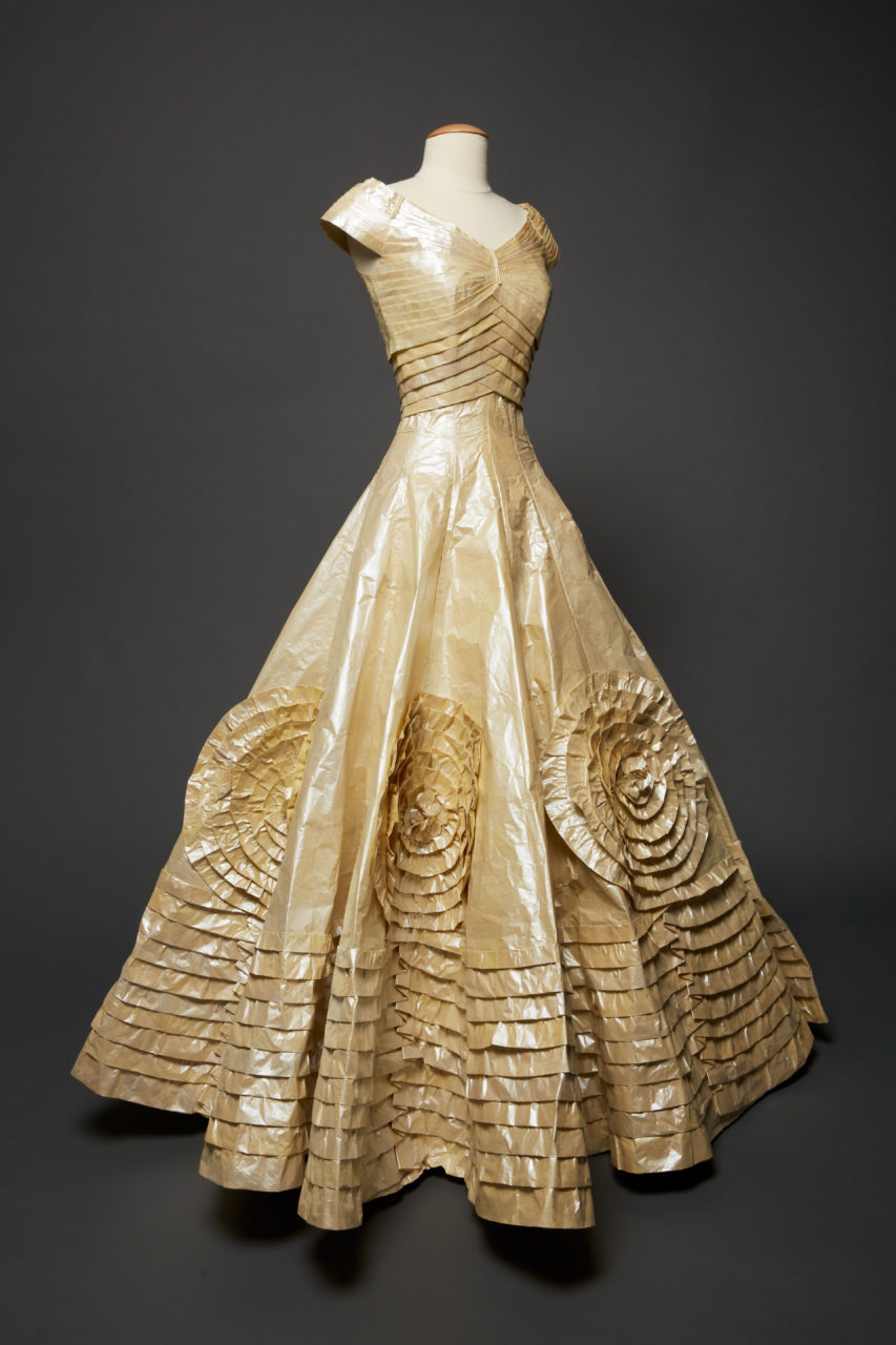 Paper Replica of Jacqueline Kennedy's Wedding dress