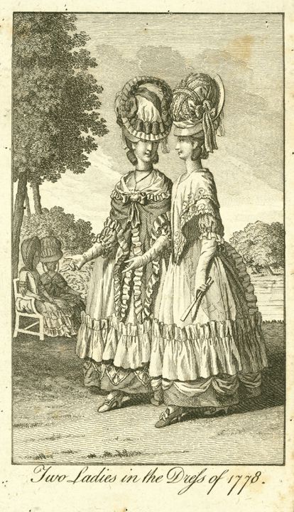 A Morning Visit -or the Fashionable Dresses for the Year 1777