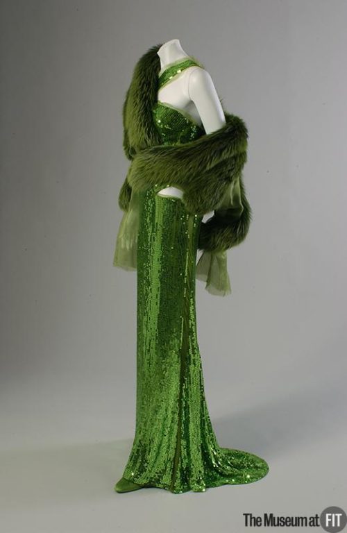 2004 – Tom Ford for Gucci, Acid Green Evening Gown | Fashion History ...