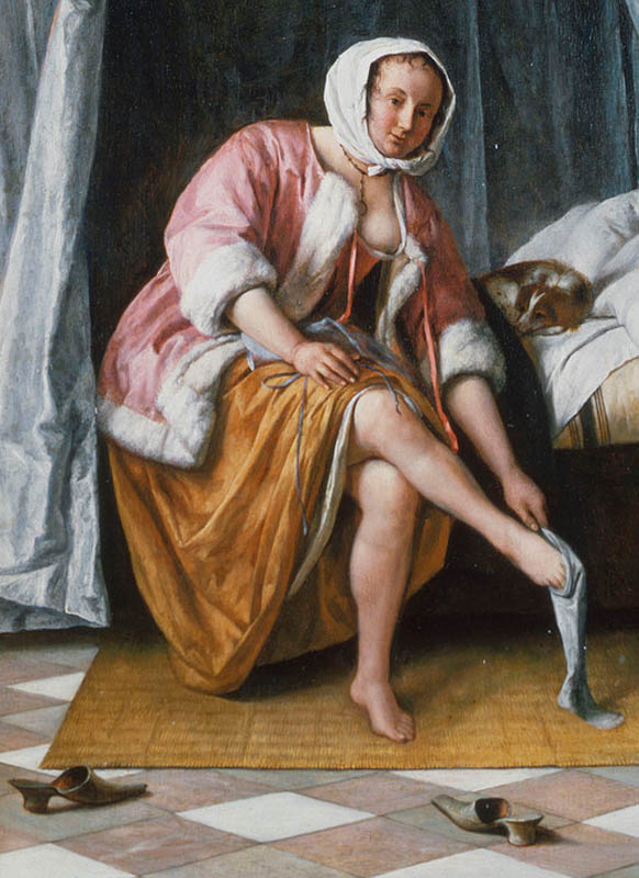 A Woman at her Toilet (detail)