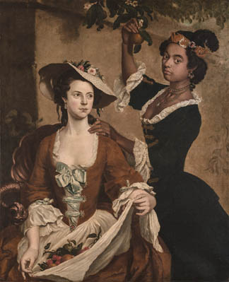 Young Woman with Servant