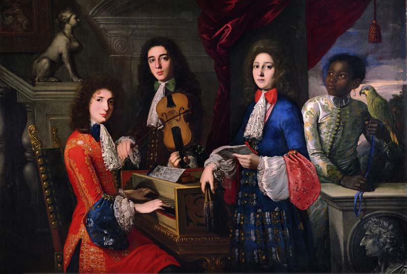 Portrait of Three Musicians of the Medici Court