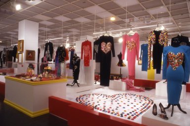 Dresses exhibited at "Patrick Kelly: A Retrospective"