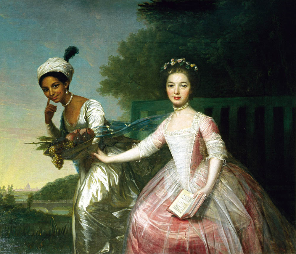 Portrait of Dido Elizabeth Belle Lindsay and Lady Elizabeth Murray