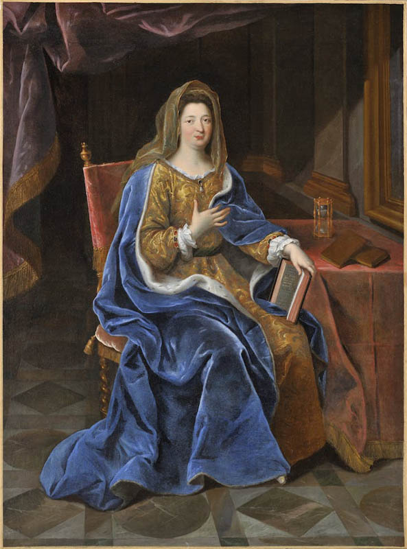 Françoise d’Aubigné, marquise de Maintenon, en sainte Françoise Romaine