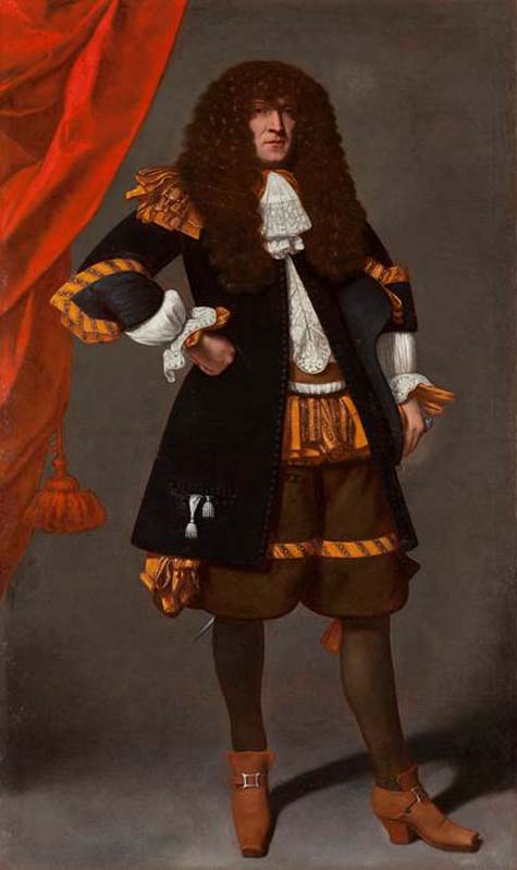 Portrait of a gentleman with a wig