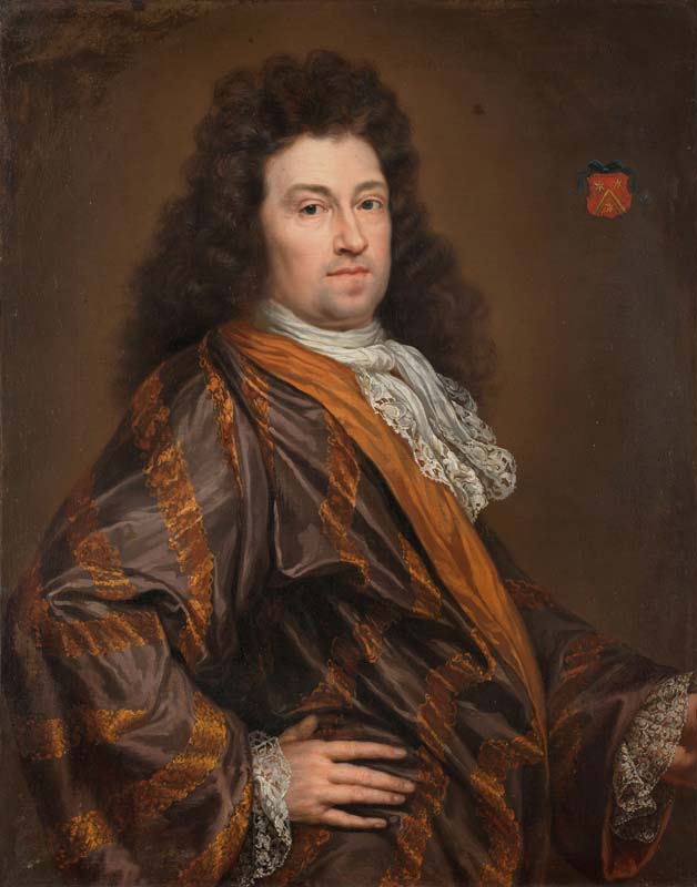 Portrait of François Leydecker (1650-1718). Delegate to the Court of Audit for Zeeland