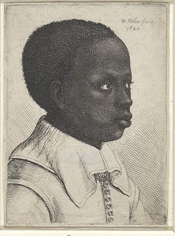 Portret van een zwarte jongen
