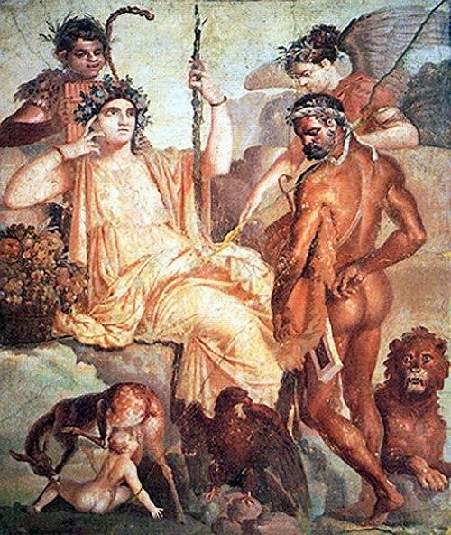 Herakles Finding His Son Telephas