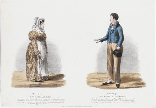 Portrait of Abigail & James Allen; Portrait of the female husband!