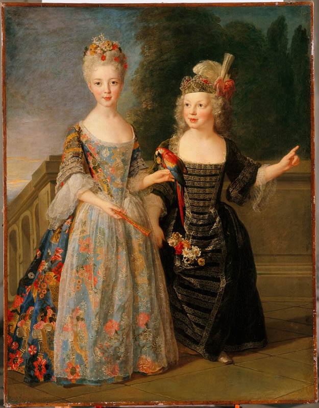 Catherine-Eléonore-Eugènie de Béthisy (1707-1767), future princess of Montauban, and her brother Eugène Eléonore de Béthisy (1709-1781)
