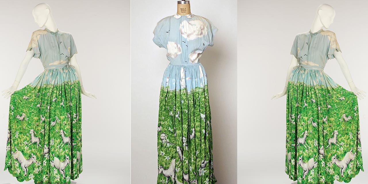 1942 – Gilbert Adrian, Evening dress