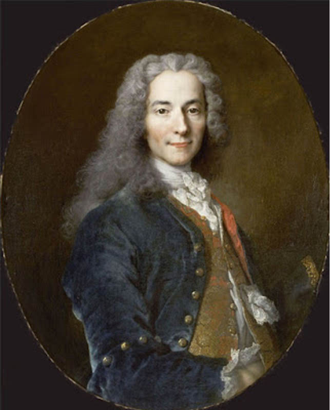 François-Marie Arouet known as Voltaire, writer (1694-1778)