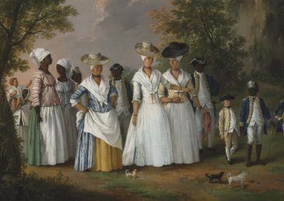 1770-96 – Agostino Brunias, Free Women of Color with Their Children and Servants in a Landscape