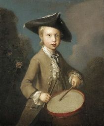 A young drummer boy