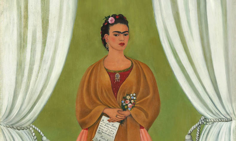 1937—Frida Kahlo, Self-Portrait Dedicated to Leon Trotsky