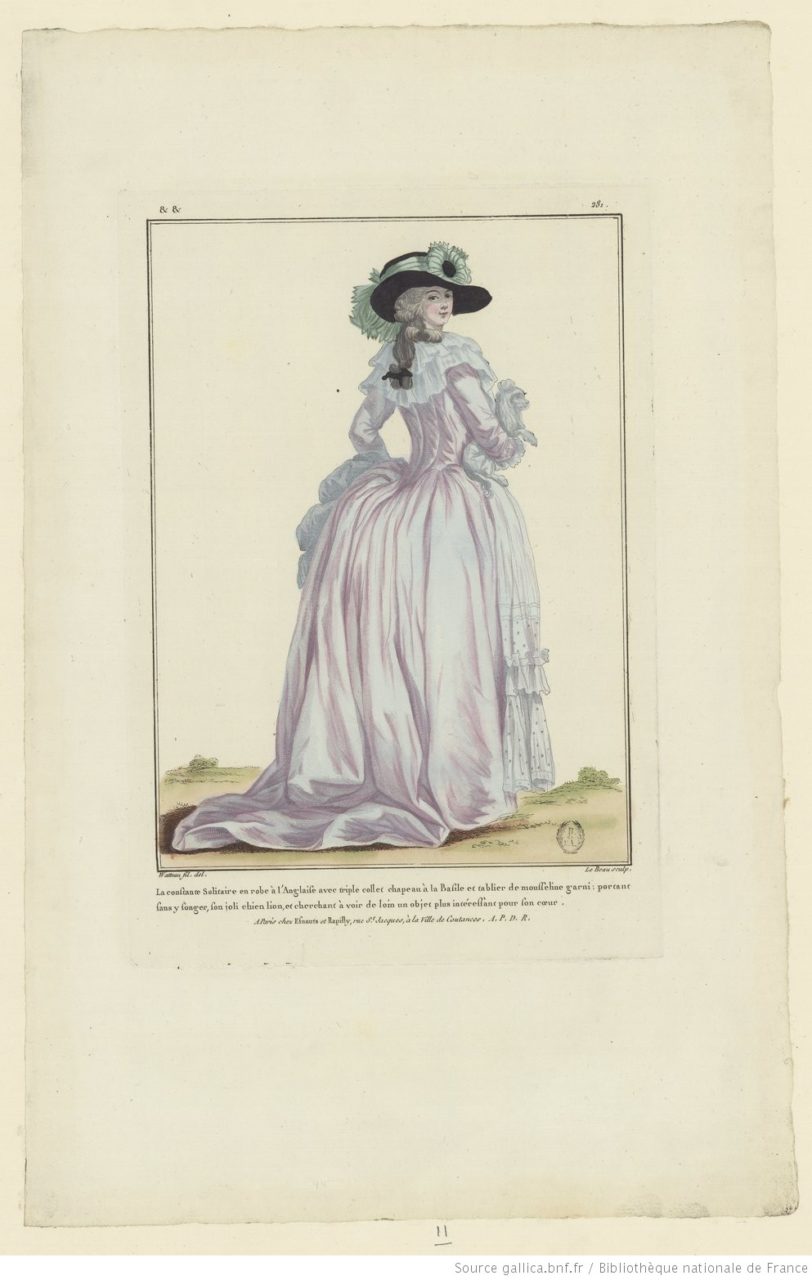 Page from Gallerie des modes