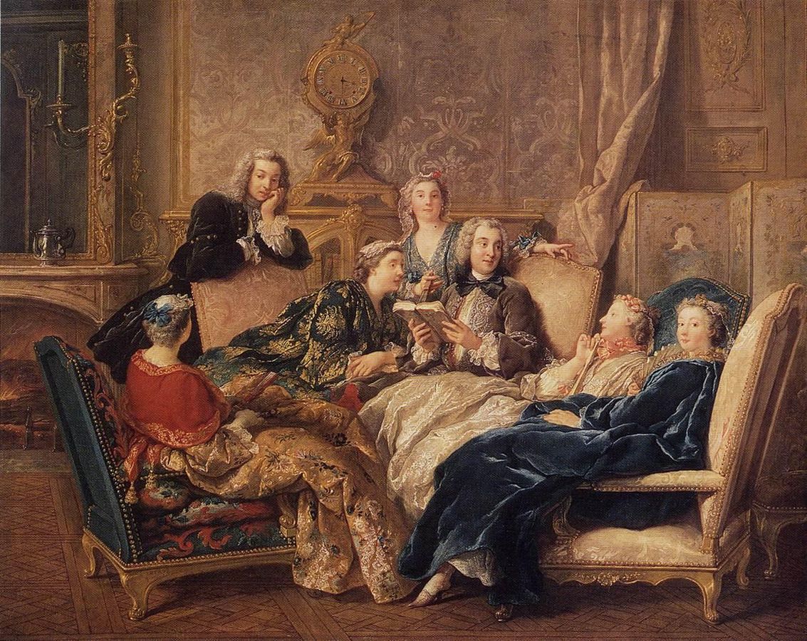 A Reading of Molière or Reading in a salon