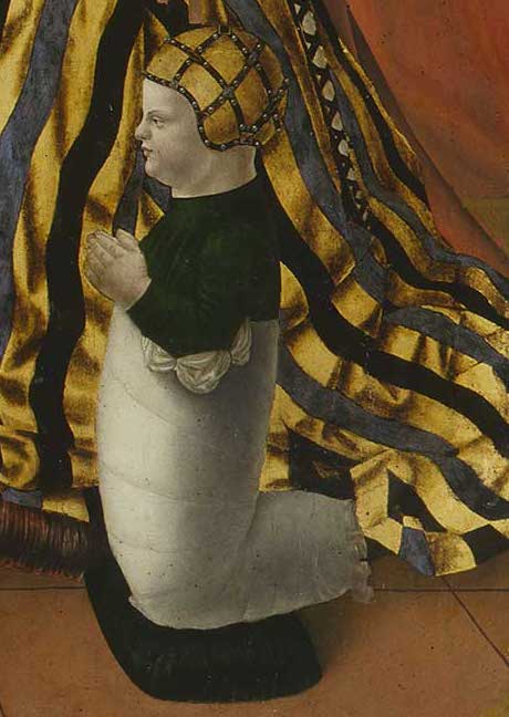 Detail of Ludovico il Moro and his Family Kneeling before the Virgin