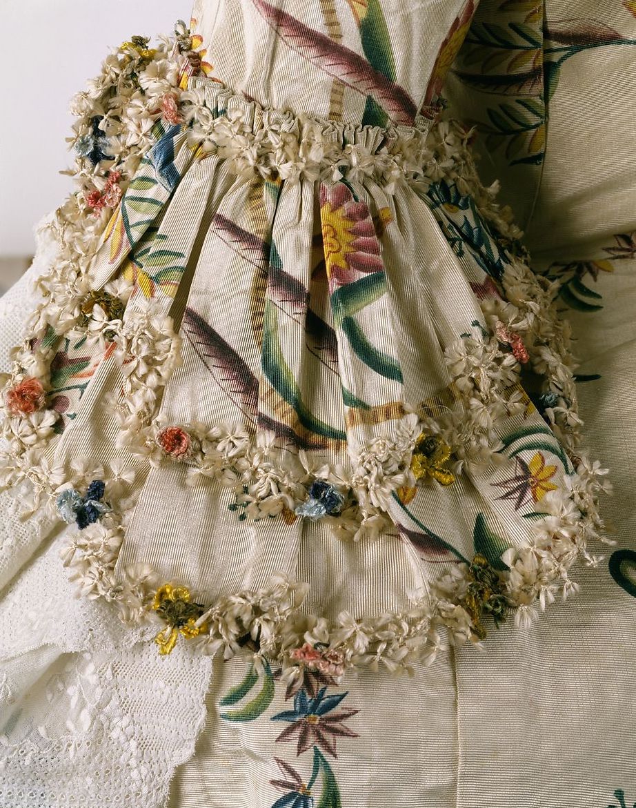 Detail of a Robe à la Française