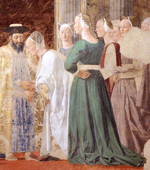 Detail from the Procession of the Queen of Sheba; Meeting of the Queen of Sheba with King Solomon