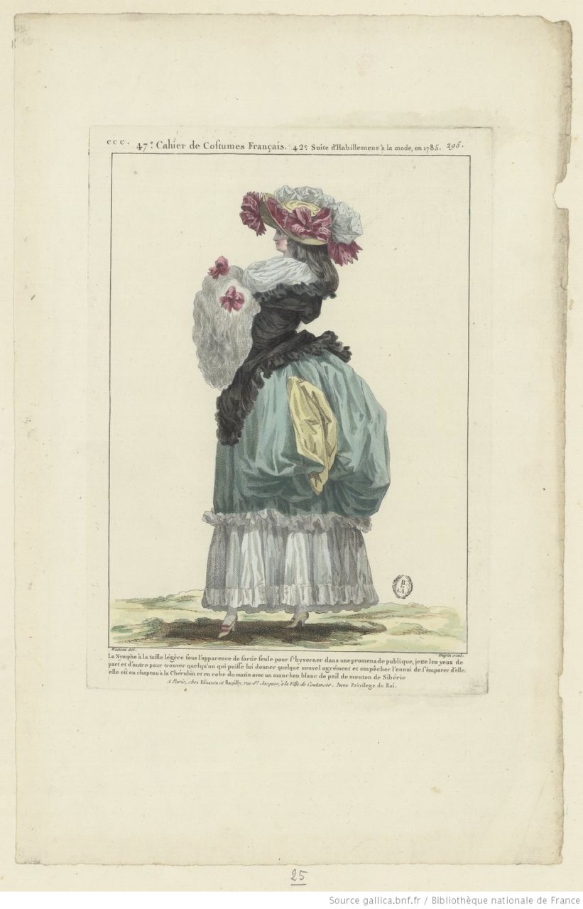 Page from Gallerie des Modes