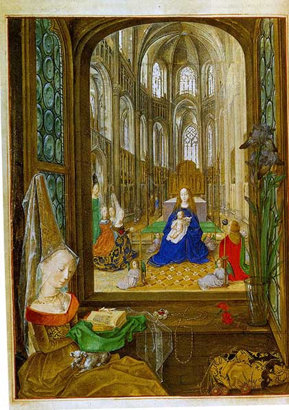 Mary of Burgundy at Prayer, Hours of Mary of Burgundy, Codex Vindobonensis