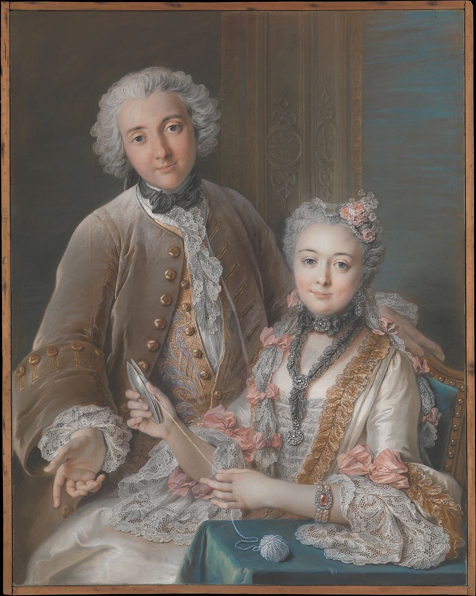 François de Jullienne (1722–1754) and his wife Marie Élisabeth de Jullienne (Marie Élisabeth de Séré de Rieux, 1724–1795)