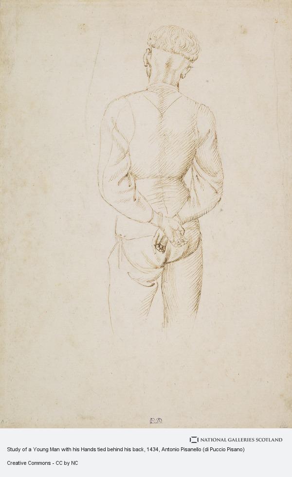 Study of a Young Man with his hands tied behind his back