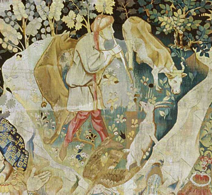 Detail from the Falconry Tapestry