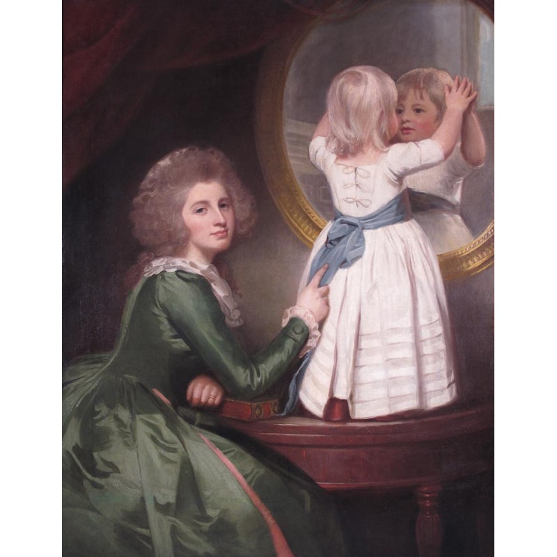 Lady Anne Barbara Russell and her son