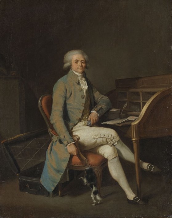 Presumed portrait of Robespierre