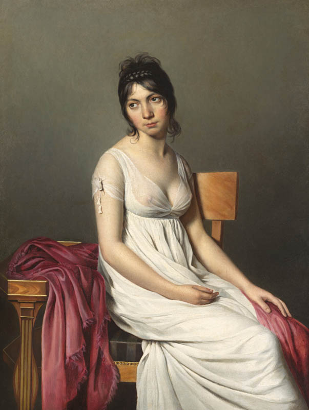 Portrait of a Young Women in White