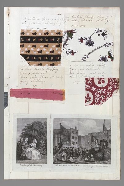 Page from Barbara Johnson's Album of Styles and Fabrics